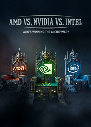 TechDogs-"AMD Vs. NVIDIA Vs. Intel: Who's Winning The AI Chip War?" TechDogs-"AMD Vs. NVIDIA Vs. Intel: Who's Winning The AI Chip War?"