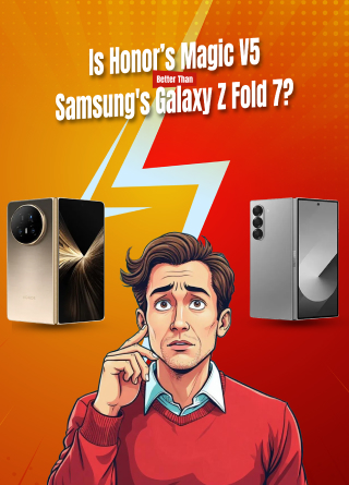 TechDogs-"Is Honor’s Magic V5 Better Than Samsung's Galaxy Z Fold 7?" TechDogs-"Is Honor’s Magic V5 Better Than Samsung's Galaxy Z Fold 7?"